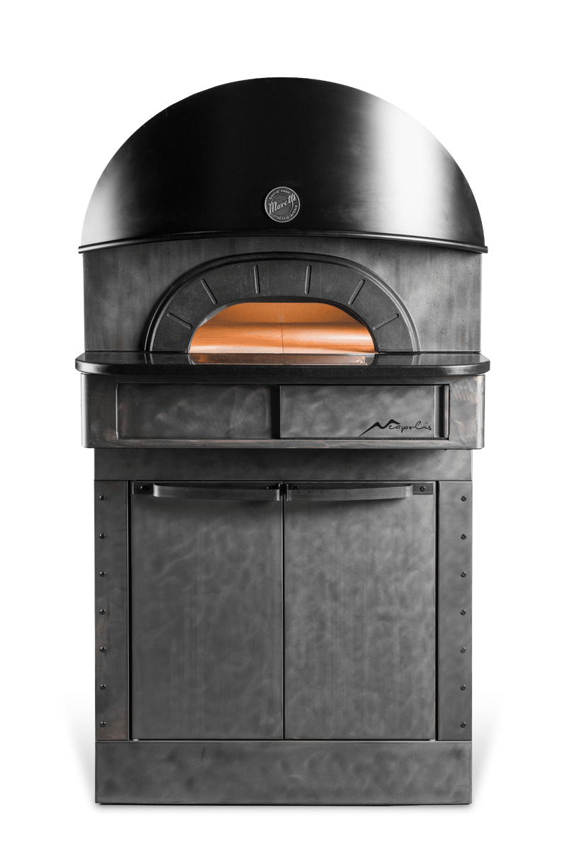 Moretti Forni NEAPOLIS 4 4-Pizza Capacity Electric Pizza Oven with Integrated Proofer, Biscotto Brick Deck, 950°F Max Temperature