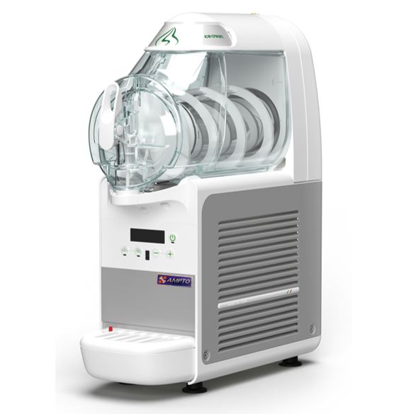 AMPTO Q1156 1.5 Gallon Frozen Dessert Dispenser, Counter Model, Variable Speed, Self-Contained Refrigeration
