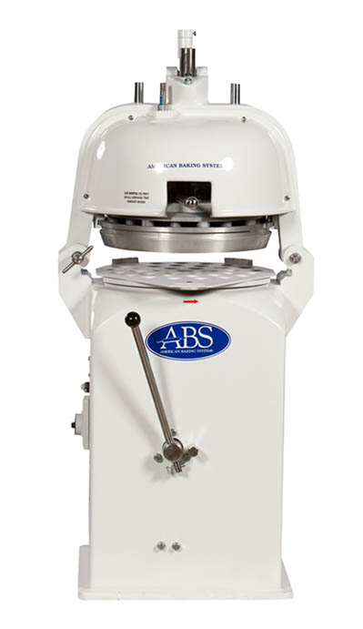American Baking Systems ABSBRD-36-3 36-Part Semi-Automatic Bun & Roll Divider/Rounder, 0.75 to 3.0 oz Scaling Range, Cast Iron Construction