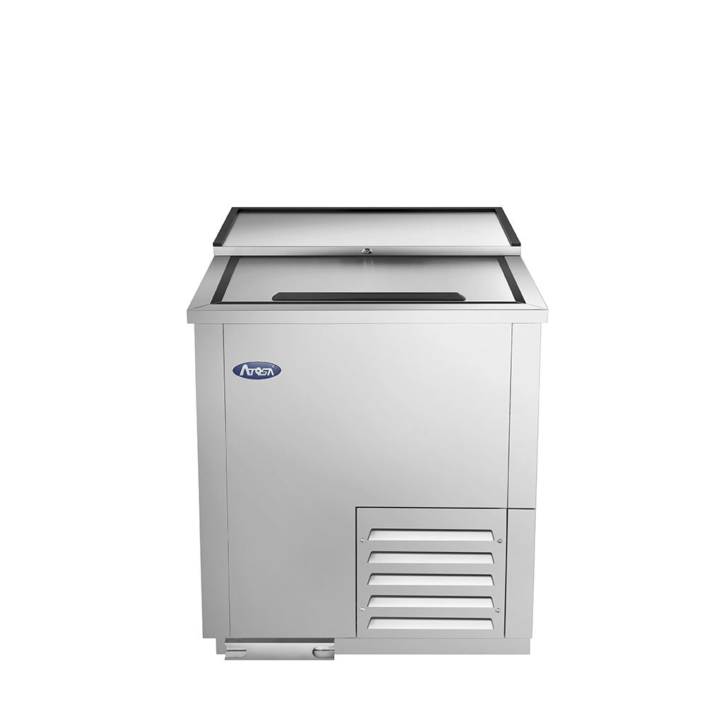 Atosa MBGF24GR 5 Cu Ft Glass Froster, Chills to 0°F, Stainless Steel
