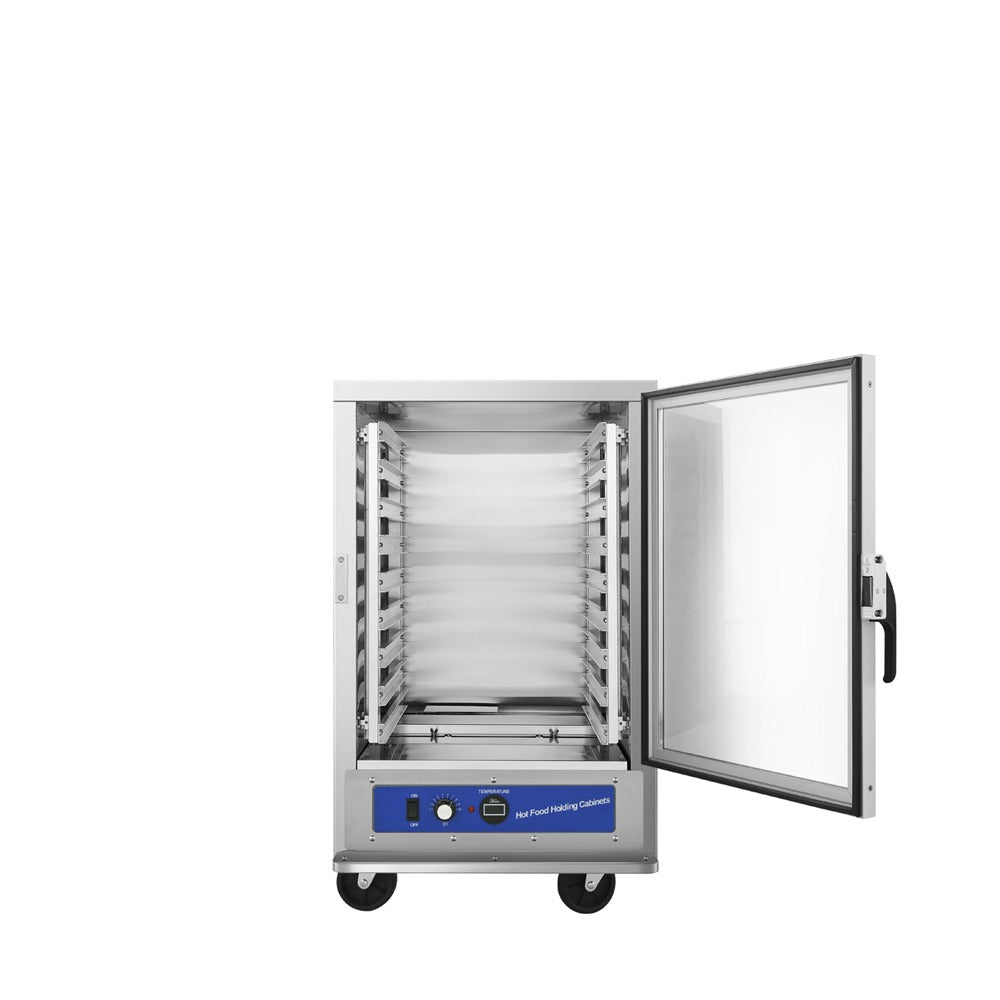 Atosa ATHC-9ES 9 Pan Insulated Warming & Holding Cabinet, Tempered Glass Door, 85-207°F