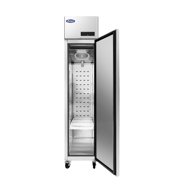 Atosa MBF15RSGR 13 Cu Ft Top Mount Reach-In Refrigerator, One Door, Stainless Steel