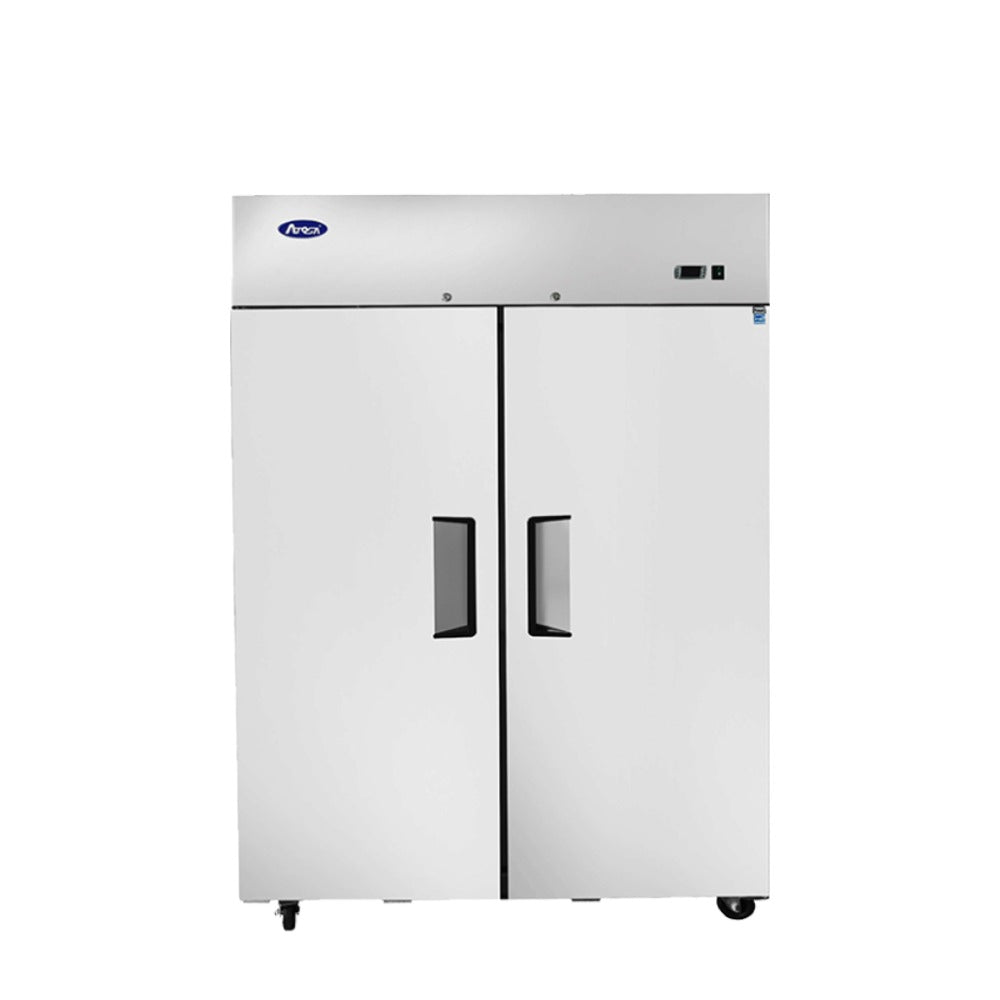 Atosa MBF8129GR 21.895 Cu Ft Dual Temperature Reach-In, Freezer Left, Refrigerator Right, Stainless Steel