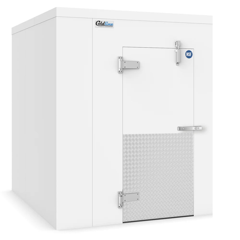 Coldline WCP6X8 6' x 8' Walk-in Cooler Box, 4" Insulation, Self-Closing Door