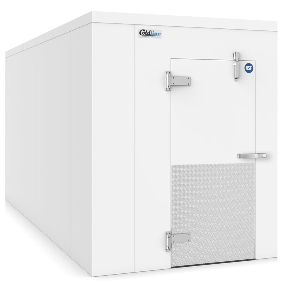 Coldline WCP6X10 6' x 10' Walk-in Cooler Box, 4" Insulation, Self-Closing Door