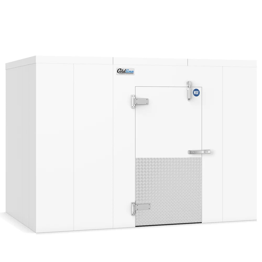 Coldline WCP10X12 10' x 12' Walk-in Cooler Box, 4" Insulation, Self-Closing Door