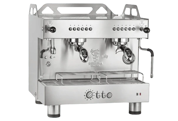 Bezzera OTTOCDE2IS4 2-Group Fully Automatic Espresso Machine, Volumetric Pump, Thermostatically Controlled, 304 Stainless Steel