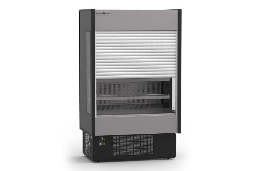 Hydra-Kool KGH-ES-40-S 41 In. Grab-N-Go Open Merchandiser, High Profile, Self-Contained, Electric Locking Shutter