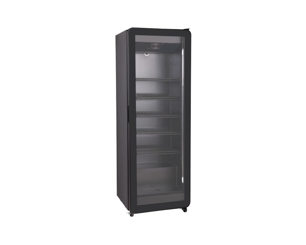 Kool-It KGM-8 21 In. Retro Cooler Glass Door Merchandiser, Self-Contained, Curved Glass Door