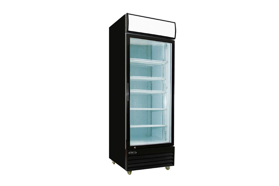 Kool-It KGM-23 28 In. Glass Door Merchandiser, Self-Contained, Single Door, R290