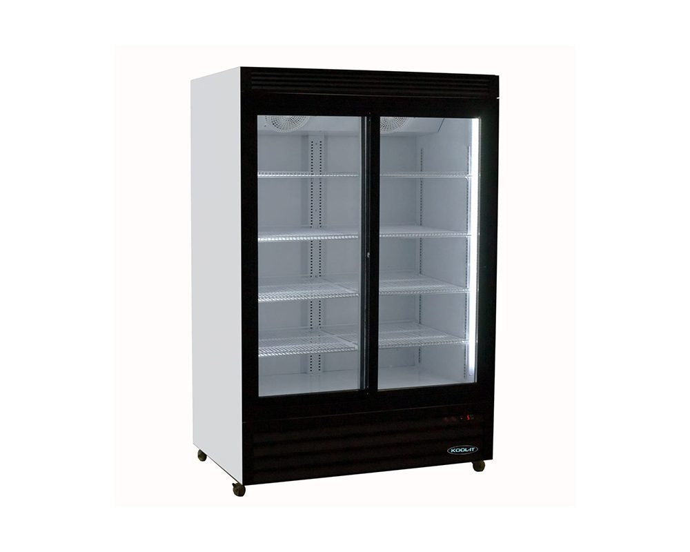 Kool-It KSM-40 48 In. Sliding Glass Door Merchandiser, Self-Contained, Two Door, LOWE Glass, R290 Refrigerant
