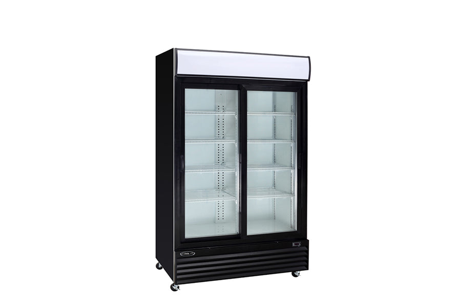 Kool-It KSM-42 52 In. Sliding Glass Door Merchandiser, Self-Contained, Two Door, R290 Refrigerant