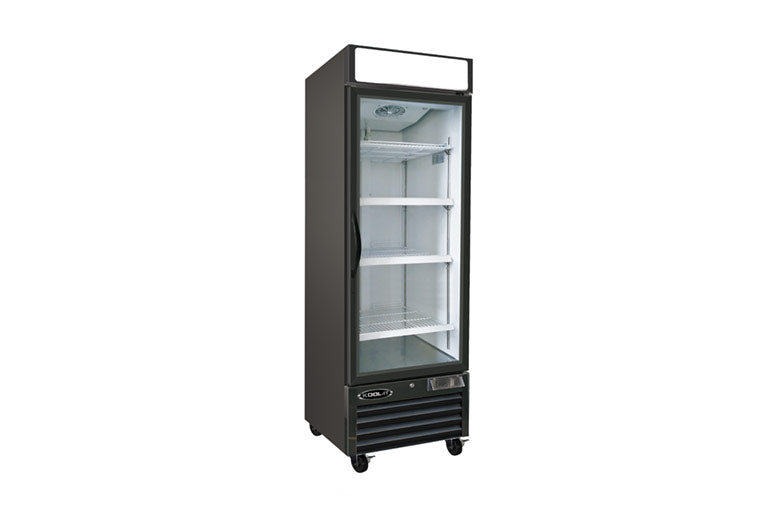 Kool-It KGF-23 27 In. Glass Door Freezer Merchandiser, Single Door, Triple-Pane Heated Glass