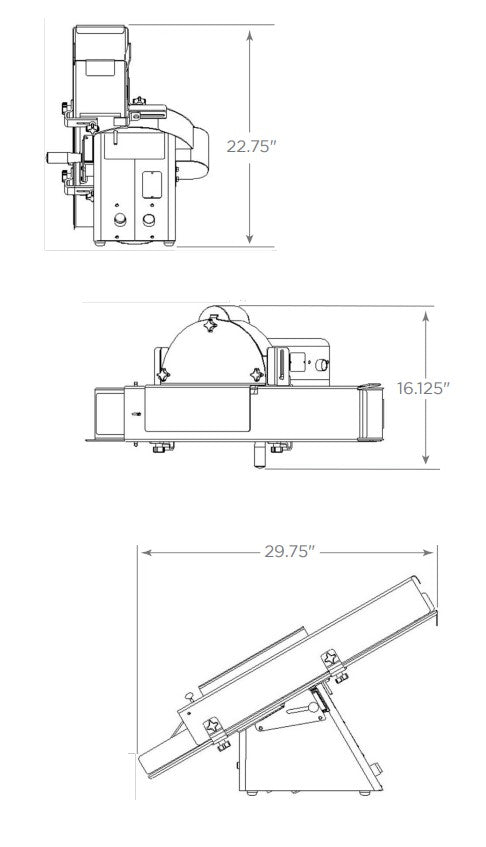 Oliver 723-N Bagel & Bun Slicer