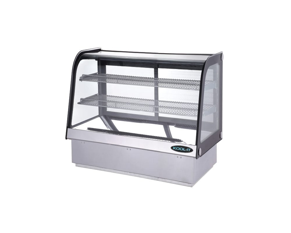 Kool-It KCD-48 48 In. Countertop/Drop-In Refrigerated Display Case, 7.2 Cu. Ft., Self-Contained, R290