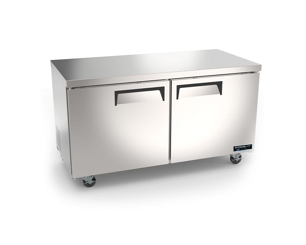 Kool-It Infinity KIN60UCR-HC 60 In. Undercounter Refrigerator, (2) Self-Closing Doors, R290, Self-Contained