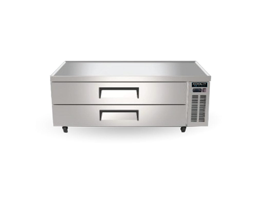 Kool-It Infinity KIN72CB-HC 72 In. Chef Base Refrigerator, (2) Drawers, SS304 Marine Edge Top, R290, Self-Contained