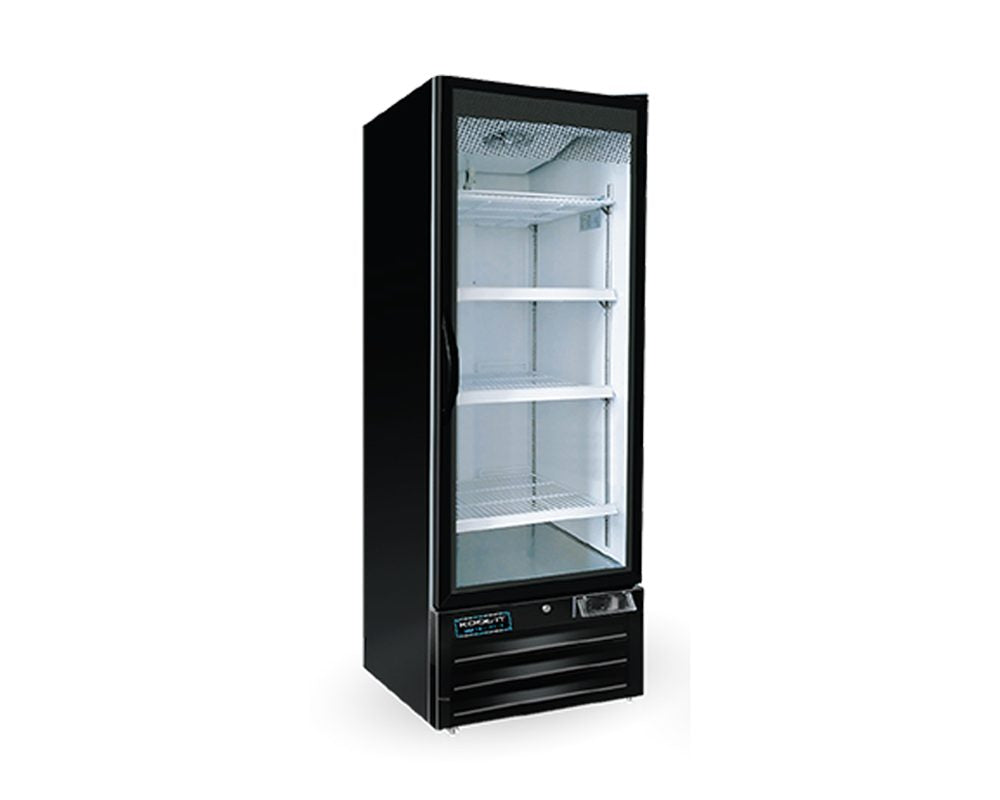 Kool-It Infinity KINGDF26-HC 27 In. Glass Door Reach-In Freezer, 22.7 Cu. Ft., Bottom-Mount R290 Compressor