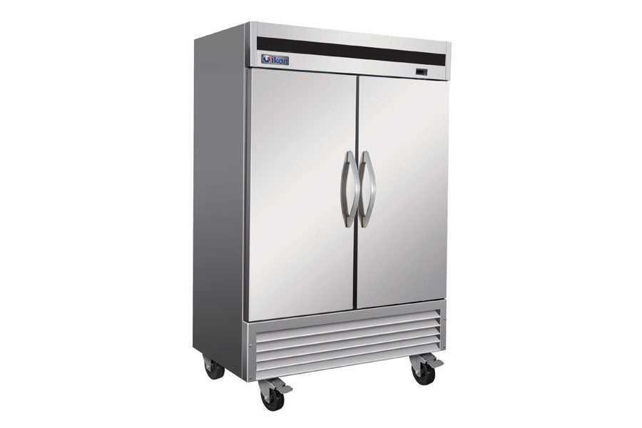 IKON IB54F 54 In. 2-Door Solid Door Reach-In Freezer, 42 Cu. Ft., Bottom-Mount, R290, Self-Contained, ENERGYSTAR