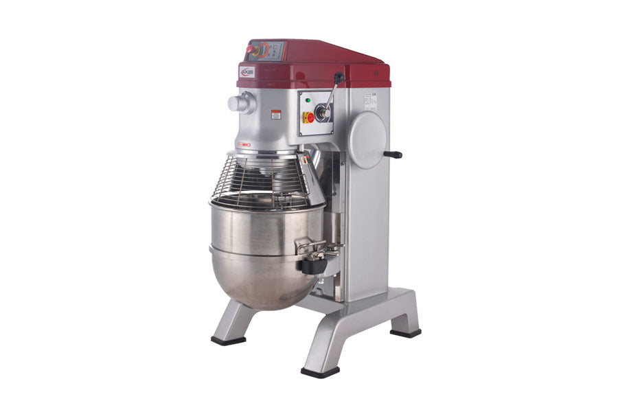 Axis AX-M60P 60 Qt. Floor Model Planetary Mixer, Gear-Driven, 3-Speed, Digital Timer, 3 HP