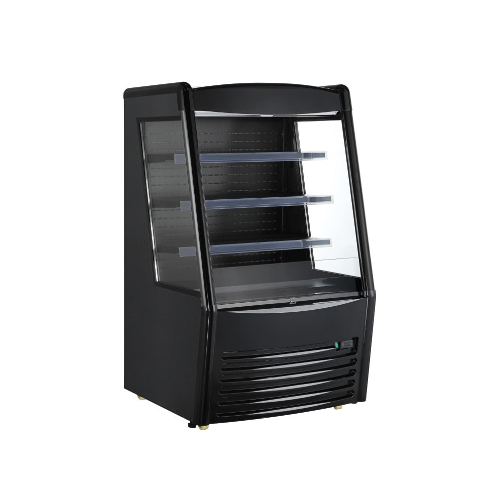Kool-It KOM-36XBK 36 In. Open Air Merchandiser, Self-Contained, Black Enamel Finish, R-290