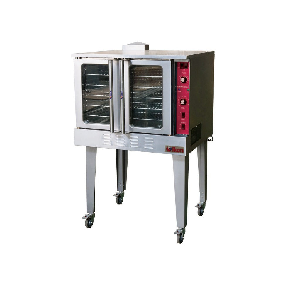IKON IGCO 38 In. Single-Deck Gas Convection Oven, (3) 18,000 BTU Inshot Burners, 54,000 BTU, ENERGYSTAR