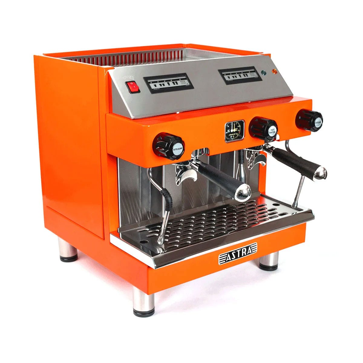 Astra M2C-014 MEGA II Compact Automatic Espresso Machine, Two Group Heads, Compact, 220V