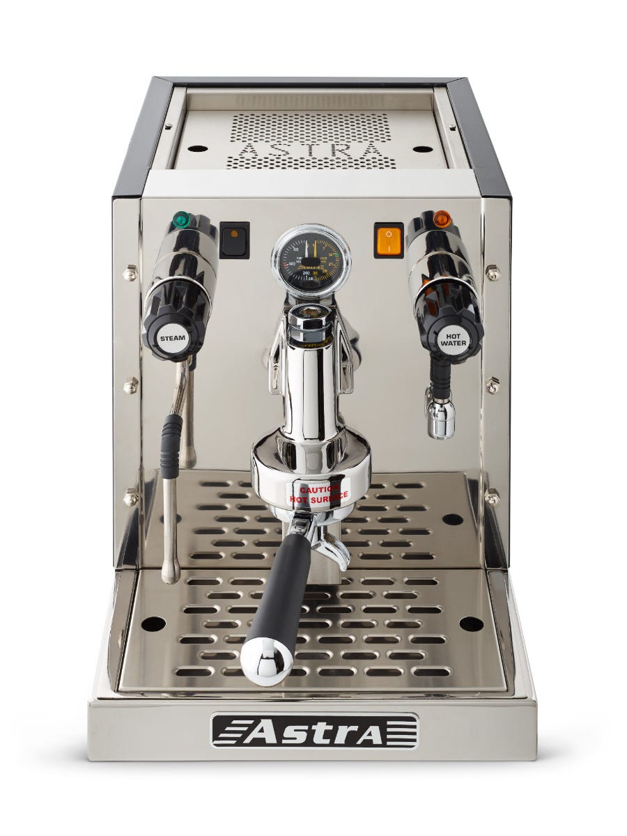 Astra GS-022 Gourmet Semi-Automatic Espresso Machine, One Group Head, All Stainless, 220V