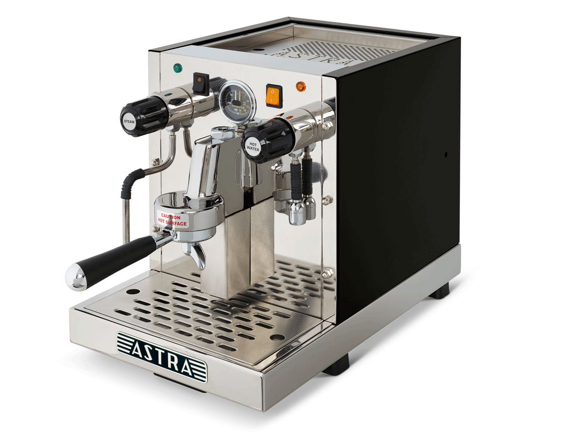 Astra GS-022-1 Gourmet Semi-Automatic Espresso Machine, One Group Head, All Stainless, 110V