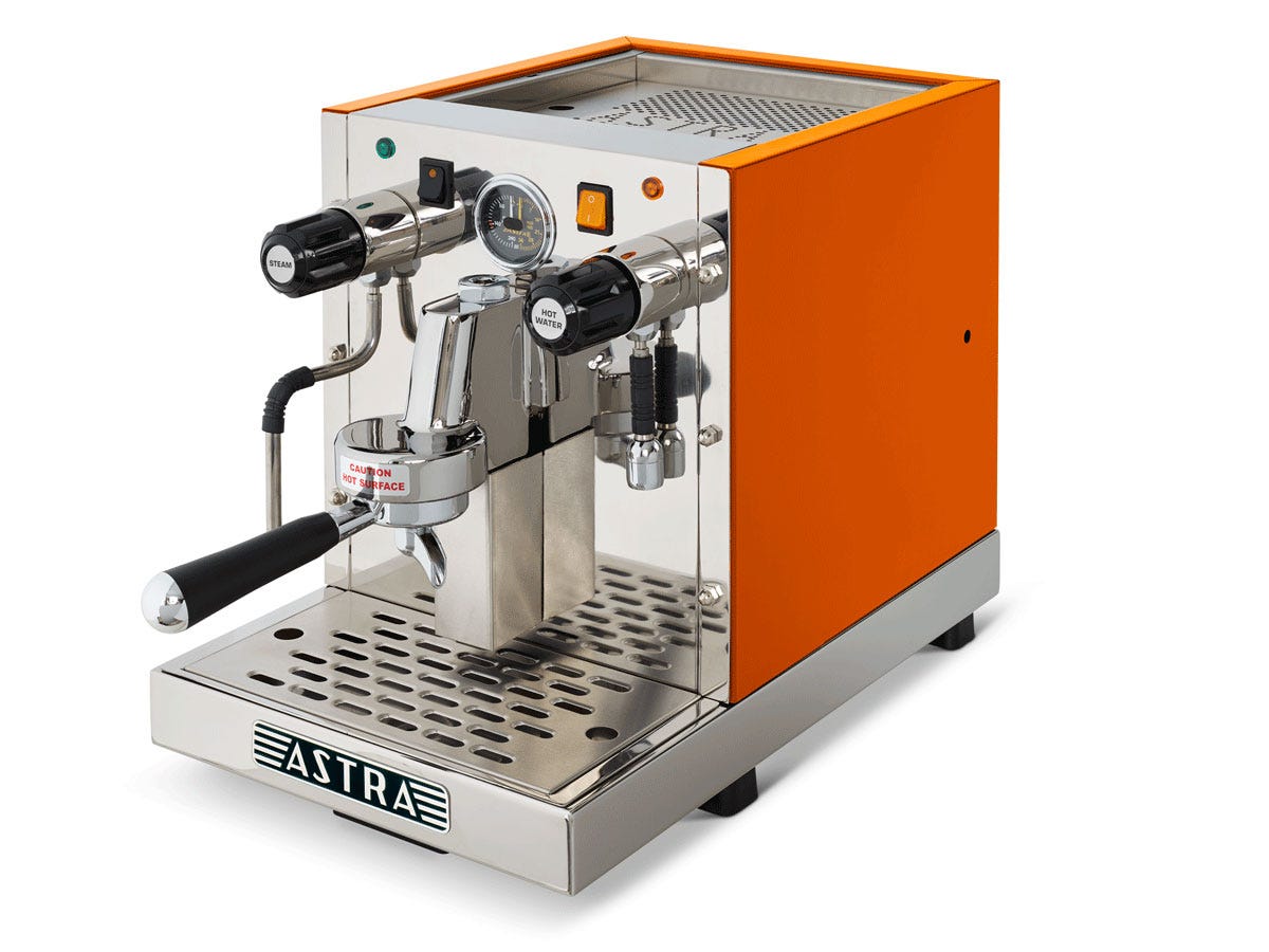 Astra GS-022-1 Gourmet Semi-Automatic Espresso Machine, One Group Head, All Stainless, 110V