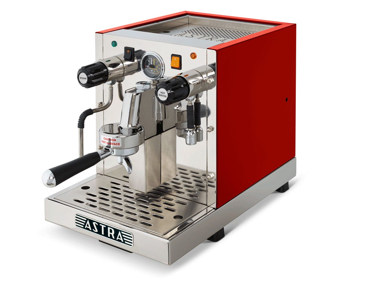 Astra GS-022-1 Gourmet Semi-Automatic Espresso Machine, One Group Head, All Stainless, 110V