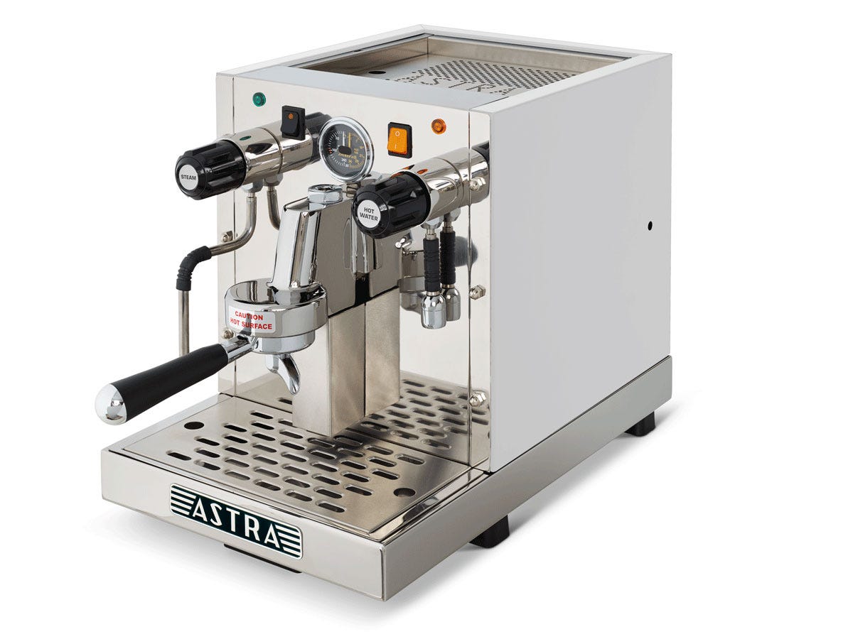 Astra GS-022-1 Gourmet Semi-Automatic Espresso Machine, One Group Head, All Stainless, 110V
