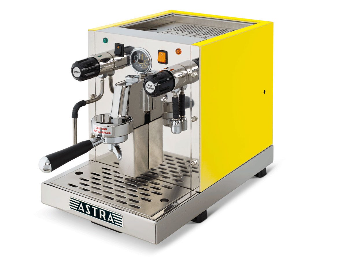 Astra GS-022-1 Gourmet Semi-Automatic Espresso Machine, One Group Head, All Stainless, 110V