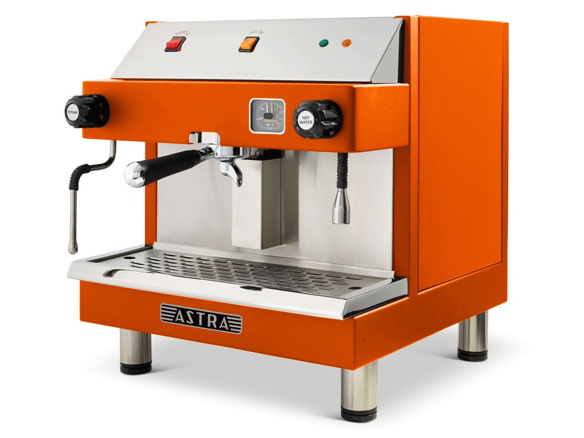 Astra M1S-016 MEGA I Semi-Automatic Espresso Machine, One Group Head, 220V