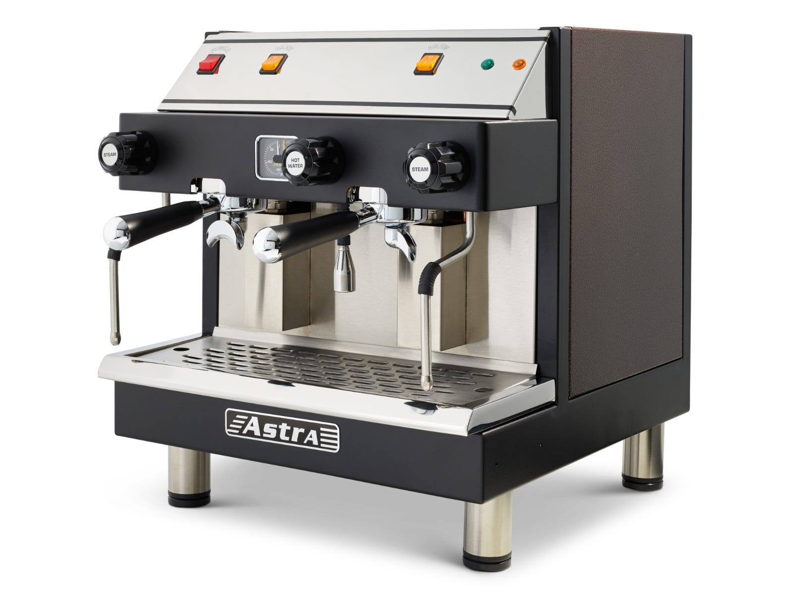 Astra M2CS-019 MEGA II Compact Semi-Automatic Espresso Machine, Two Group Heads, Compact, 220V
