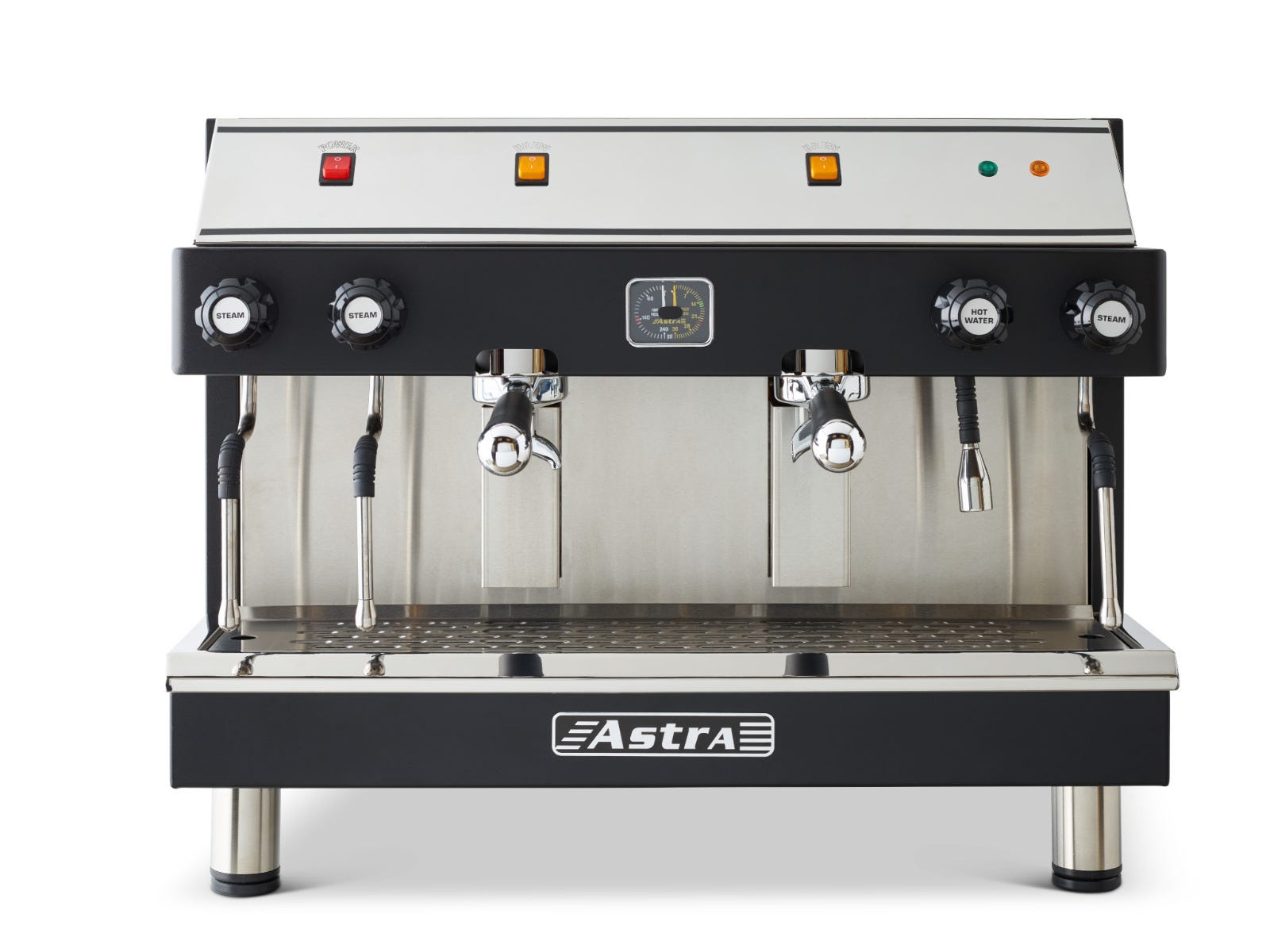 Astra M2S-017 MEGA II Semi-Automatic Espresso Machine, Two Group Heads, 220V