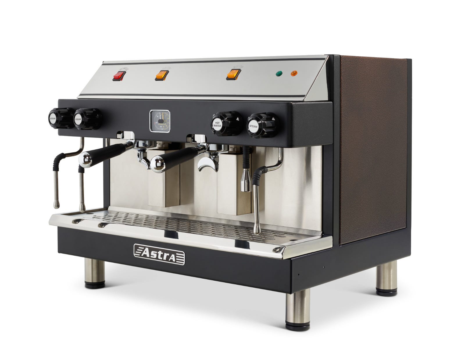 Astra M2S-017 MEGA II Semi-Automatic Espresso Machine, Two Group Heads, 220V