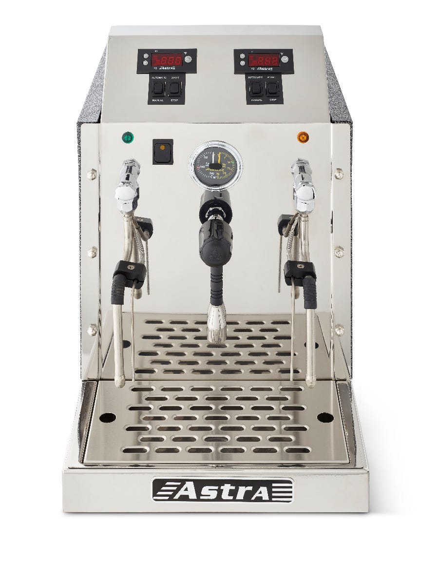 Astra STA2400 Plumbed Steamer, 2700W, Automatic, Dual Programmable Auto Wands, 4.2L Copper Boiler, Auto Water Fill, 220V