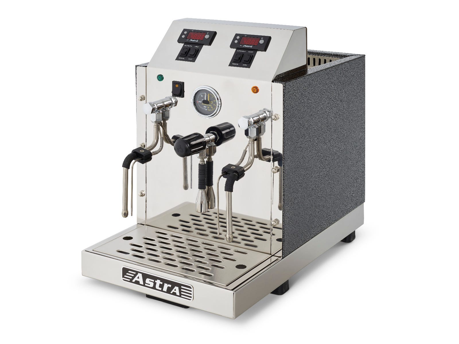 Astra STA2400 Plumbed Steamer, 2700W, Automatic, Dual Programmable Auto Wands, 4.2L Copper Boiler, Auto Water Fill, 220V