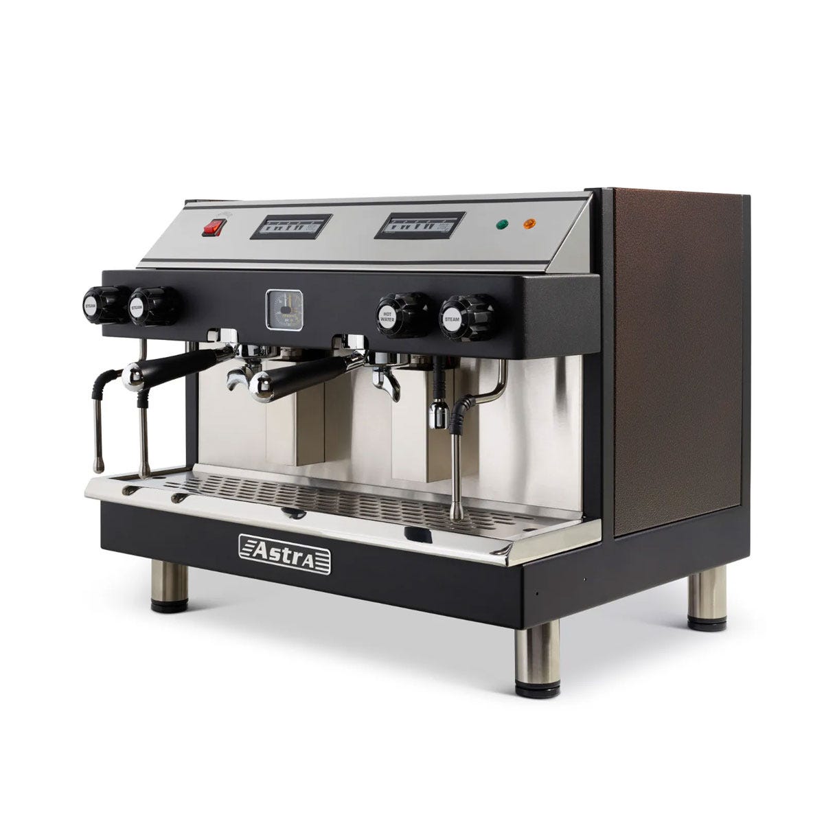 Astra M2-012-2HW-2S MEGA II Automatic Espresso Machine, Two Group Heads, 2 Hot Water Valves, 2 Steam Wands, 220V