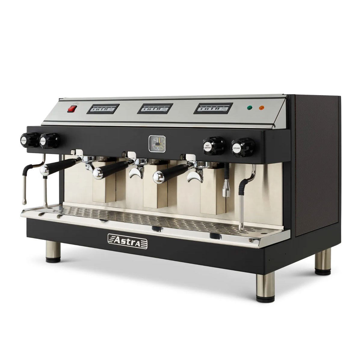 Astra M3-013-2HW-2S MEGA III Automatic Espresso Machine, Three Group Heads, 2 Hot Water Valves, 2 Steam Wands, 220V