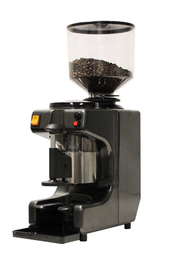Astra MEGA MG053 Automatic Espresso Grinder, 64mm Stainless Steel Burrs, Telescopic Tamper, Auto 6-Shot Cycle