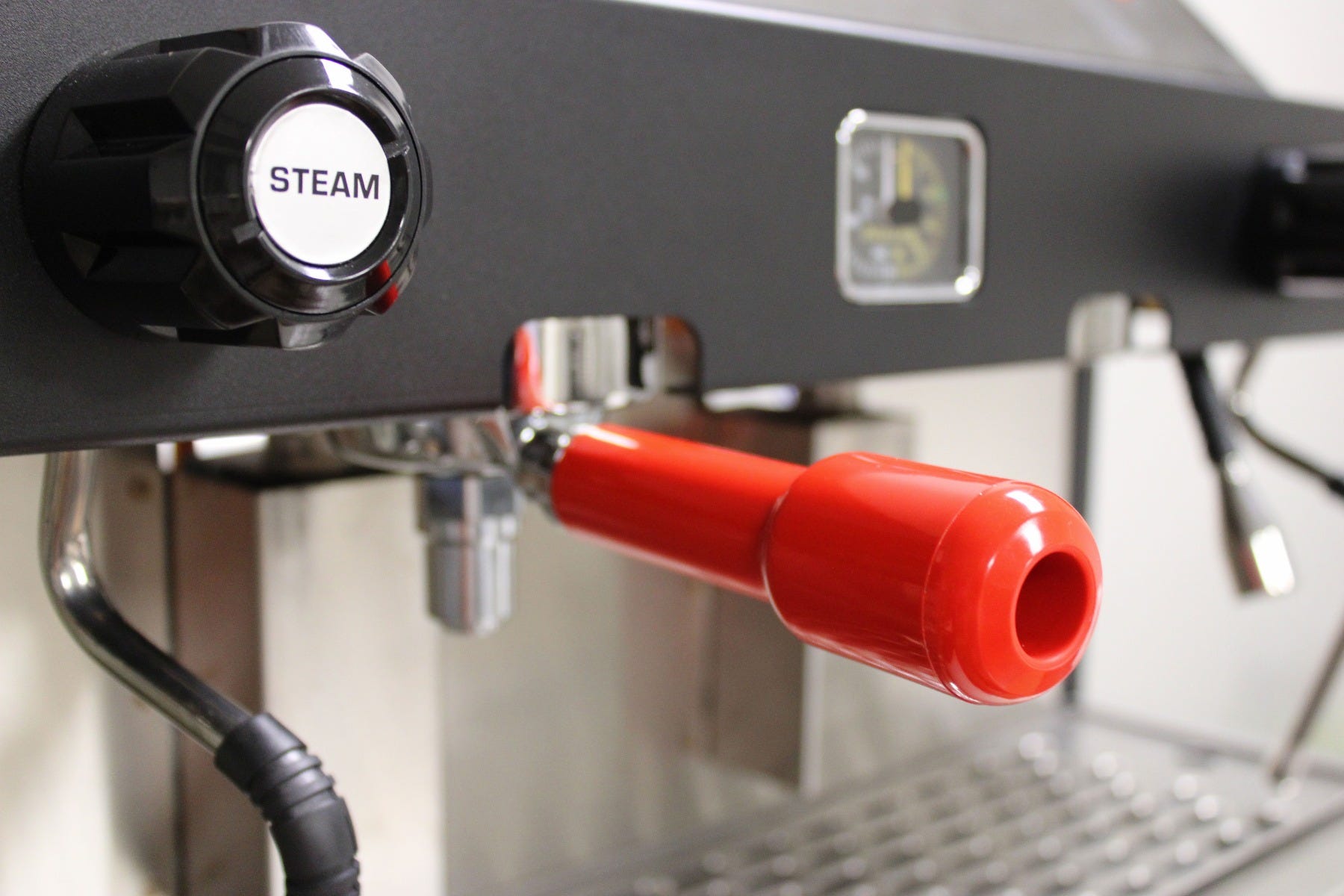 Astra A10094 Adjustable ESE Pod Portafilter, Red Handle