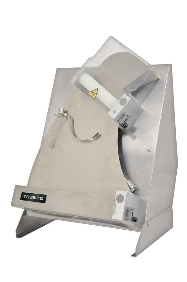 Omcan 13177 Pizza Moulder, 15.75 In. Max Roller Width, 370W, Dual Roller Set, Made in Italy