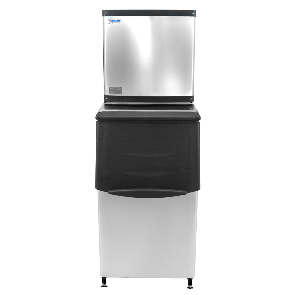Omcan IC-CN-0329 22 In. Ice Maker, 350 lb/Day, 275 lb Bin, Full Cube, Air Cooled, Energy Star