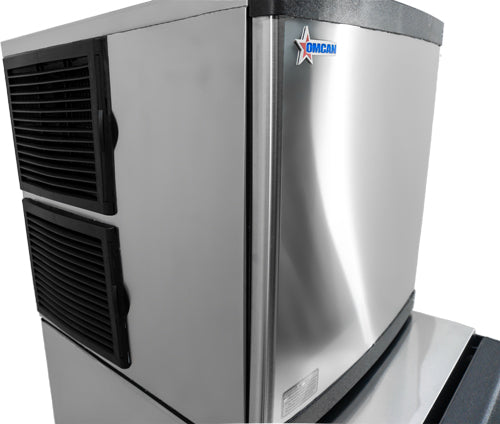 Omcan IC-CN-0329 22 In. Ice Maker, 350 lb/Day, 275 lb Bin, Full Cube, Air Cooled, Energy Star