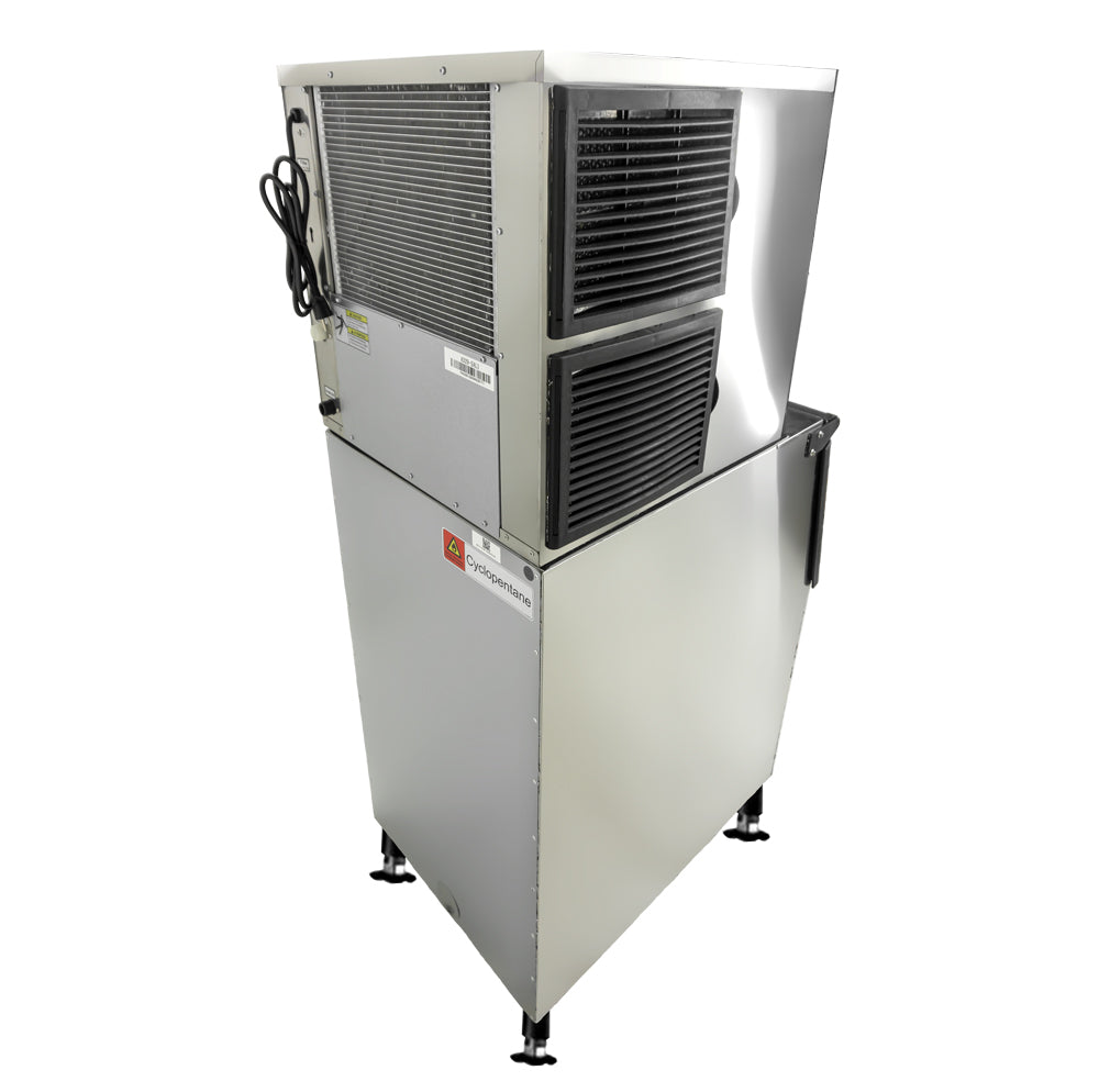 Omcan IC-CN-0329 22 In. Ice Maker, 350 lb/Day, 275 lb Bin, Full Cube, Air Cooled, Energy Star