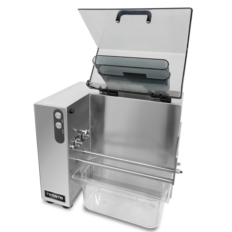 Omcan 47709 Sirman Electric Meat Tenderizer and Strip Cutter Equipment, 370W, Stainless Steel, Interlock Safety