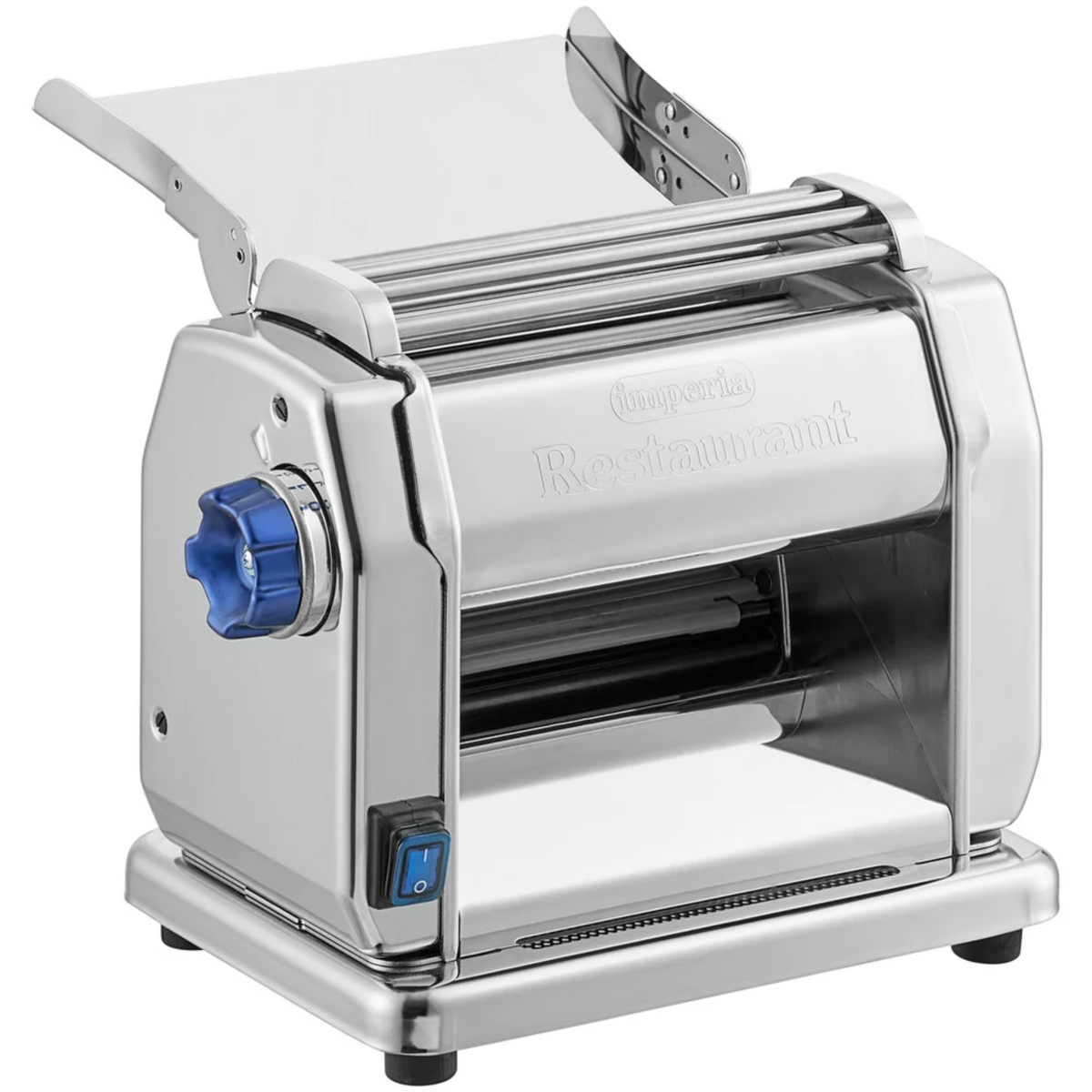 Omcan PM-IT-0037 9 In. Electric Pasta Sheeter, Stainless Steel, 10 Thickness Settings, 190W