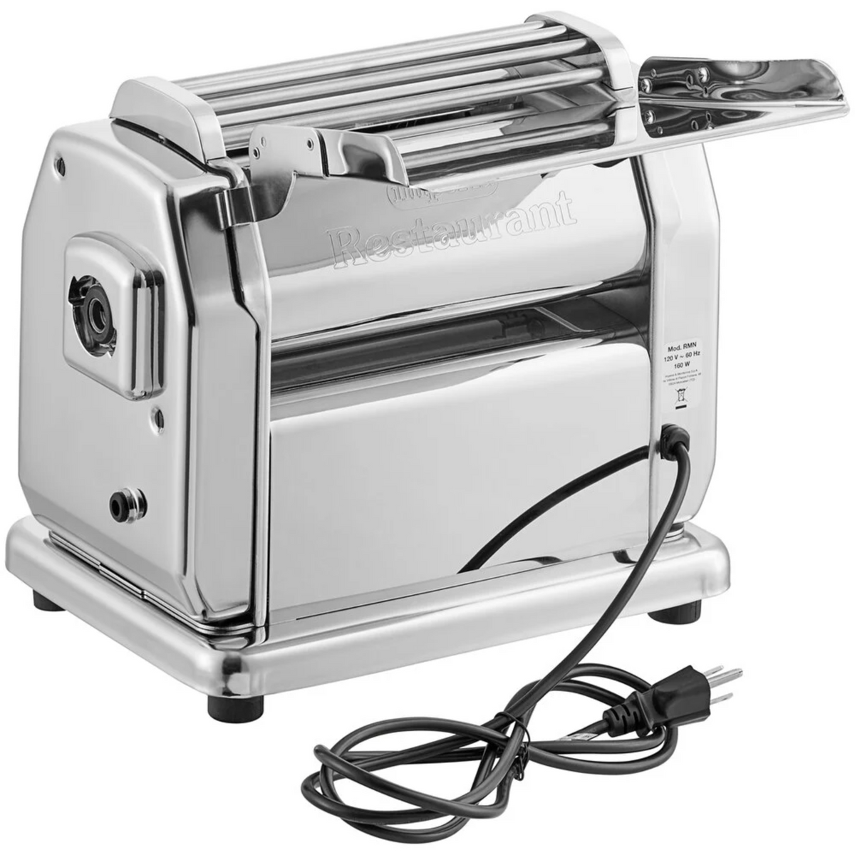 Omcan PM-IT-0037 9 In. Electric Pasta Sheeter, Stainless Steel, 10 Thickness Settings, 190W